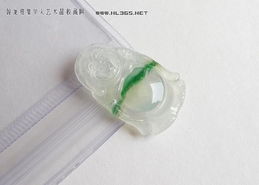 翡翠飘阳绿佛公 附证书与复检保障的A货珍品